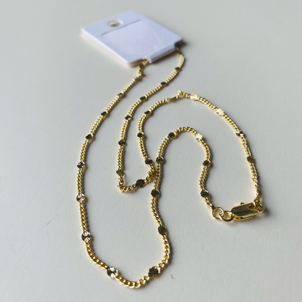 14K Zincir Çelik Kolye